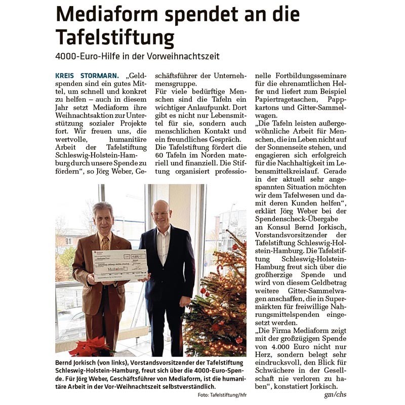 Markt Stormarner Tageblatt - 23. Dezember 2022