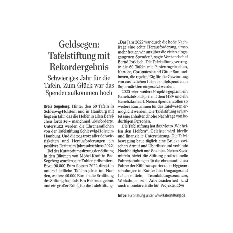 Hamburger Abendblatt - 30. März 2023