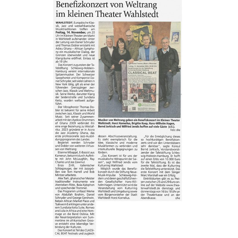 Basses Blatt 30.Oktober 2025