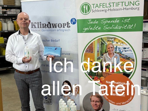 Klindwort Medical GmbH unterstützt Tafeln großzügig